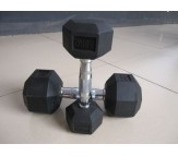 Rubber Coated Hex Dumbells 2.5 Kg x 1 Pair